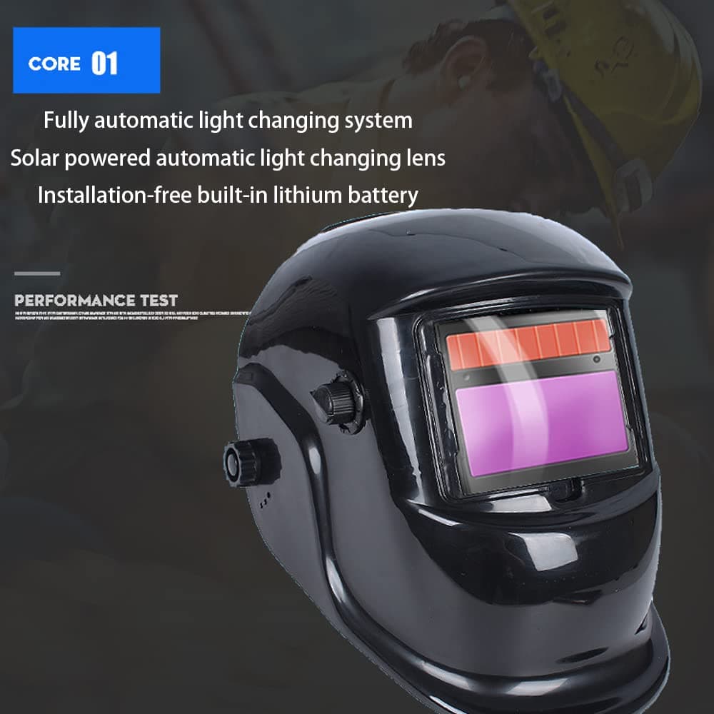 TINMAGI mască sudură, cască sudură automată, cu întunecoare automată solară vedere largă