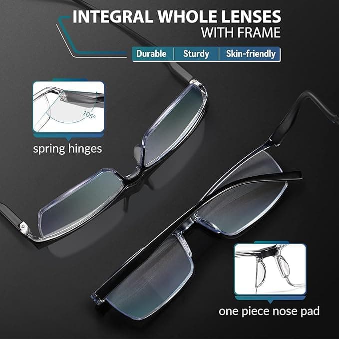 Gaoye 6 bucăți ochelari citit bărbați/femei cu filtru lumină albastră