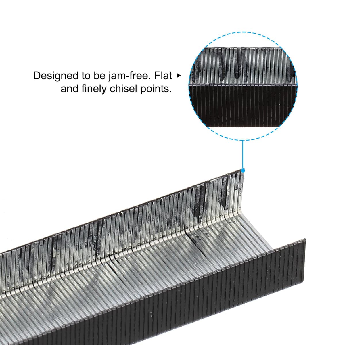 PATIKIL 2 pachete capse standard 26/6 pentru capsatoare – negru