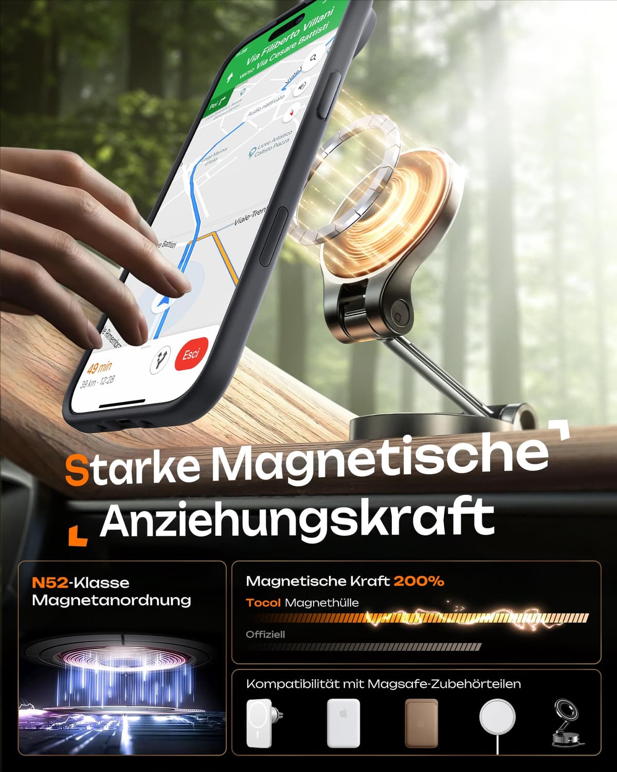 Husă iPhone 17 Air MagSafe Camera Control Anti-șoc Translucid Mat – Negru