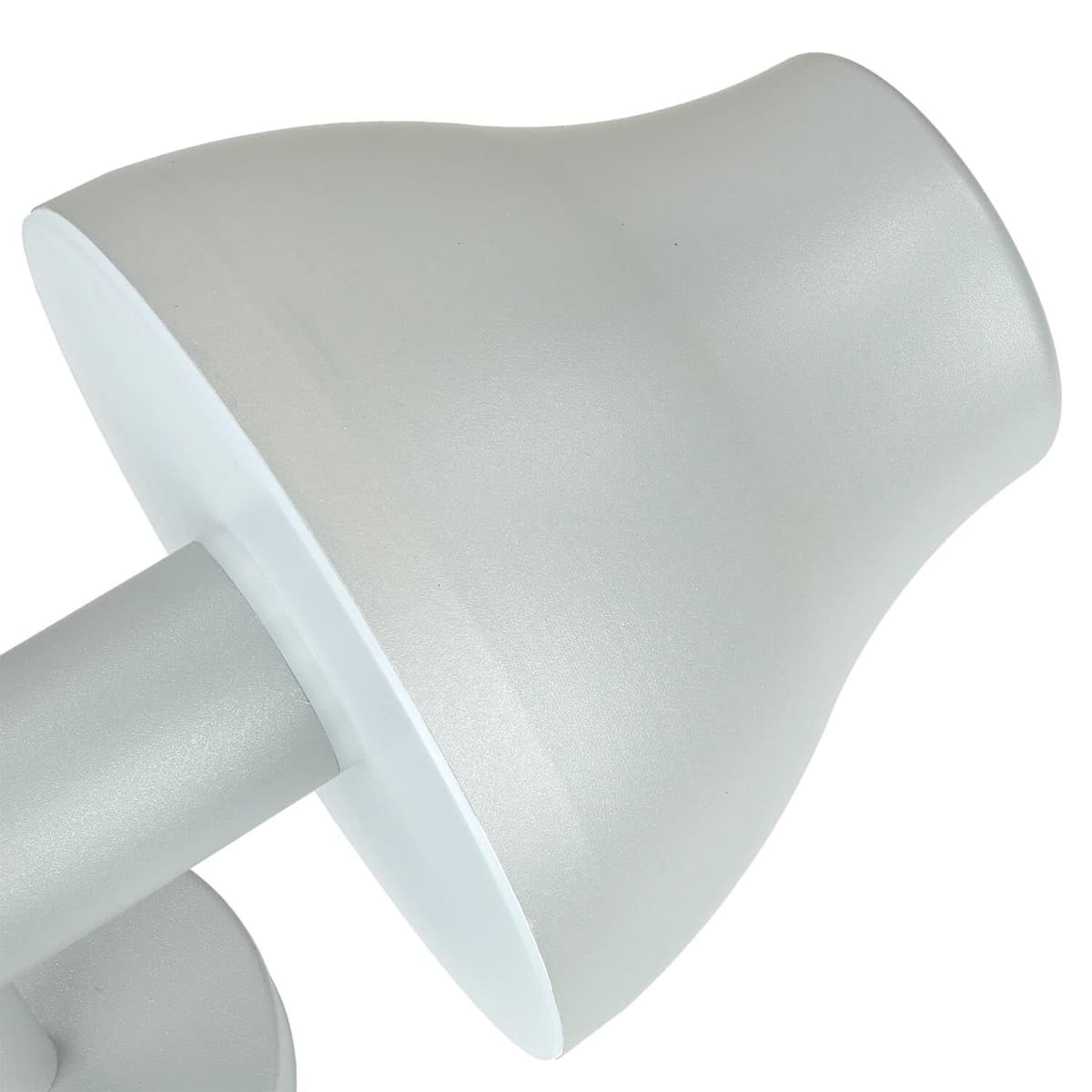 Aplică LED exterior aluminiu design elegant – argintiu 29cm