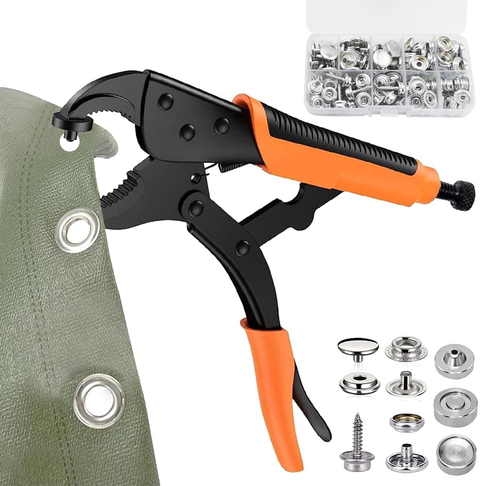 Set cleștie manual pentru ochiuri cu ochiuri 10mm - perforator pentru prelate