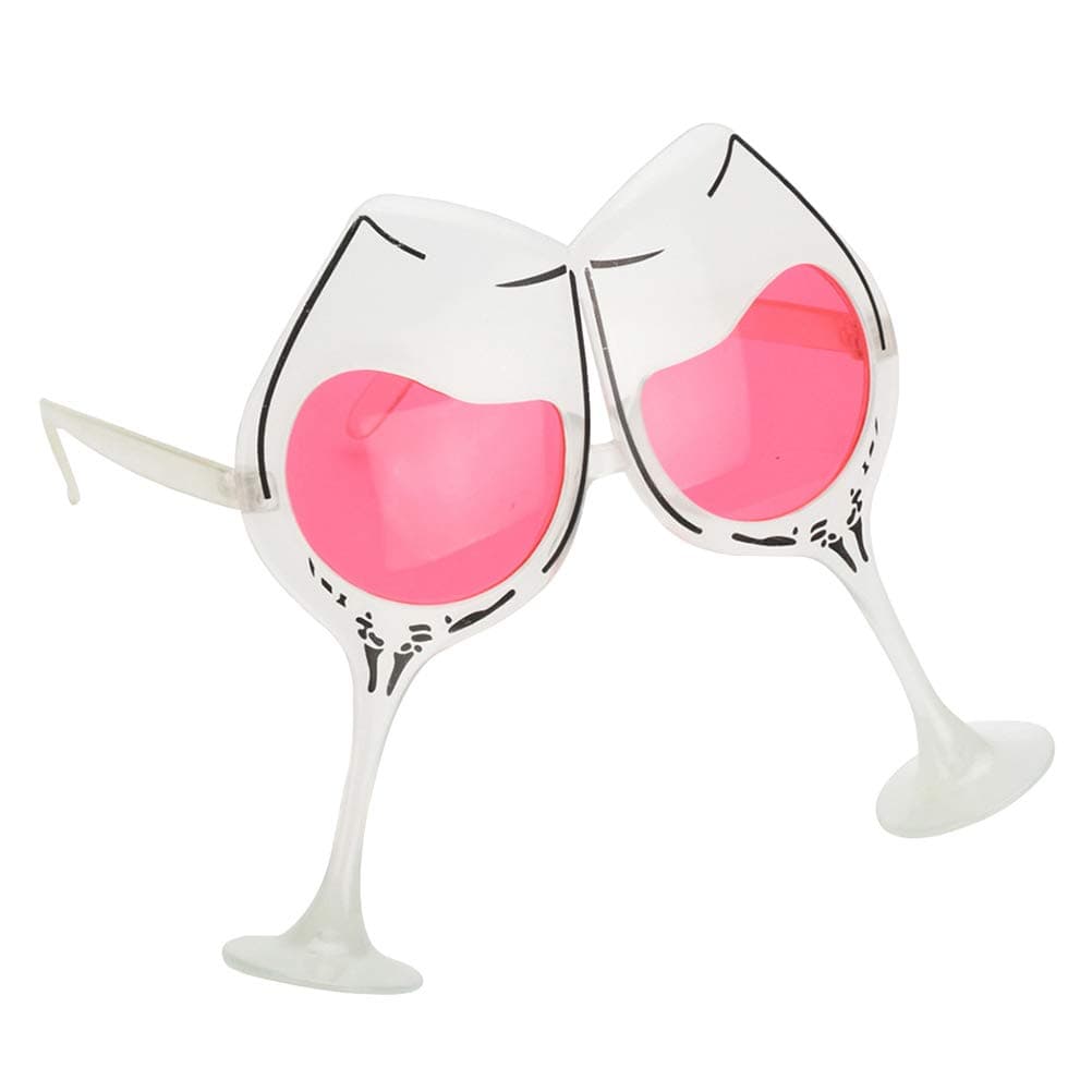 Amosfun ochelari de soare petrecere formă pahar de vin – 2 piese