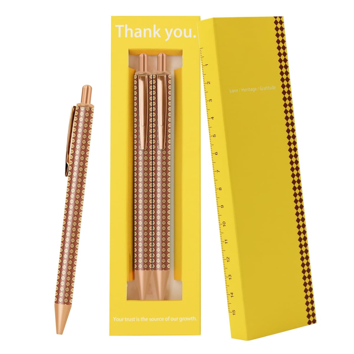 Pixuri Neutre 0.5mm Vârf Fin Uscare Rapidă Negru – Galben (3 Bucăți)