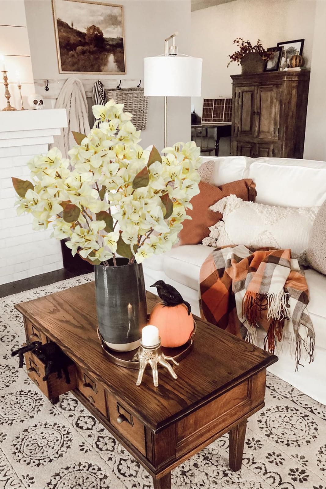 Set 5 flori artificiale bougainvillea – Decorațiuni toamnă