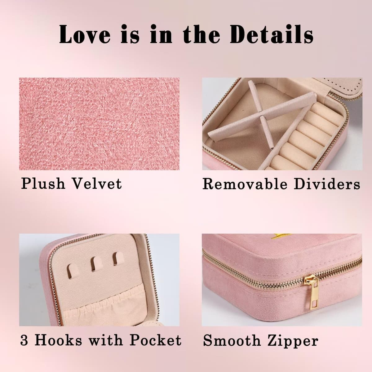 Cutie depozitare bijuterii călătorie mică pentru fete – Cadou