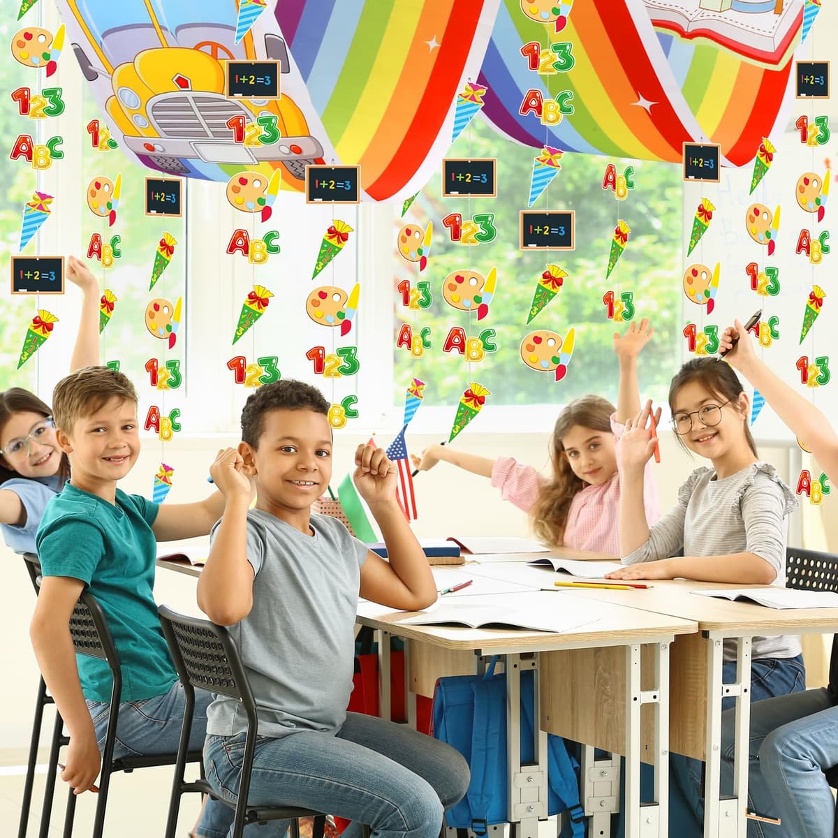 Banner suspendabil toamnă dovleac ghirlandă frunze arțar – 270x30cm