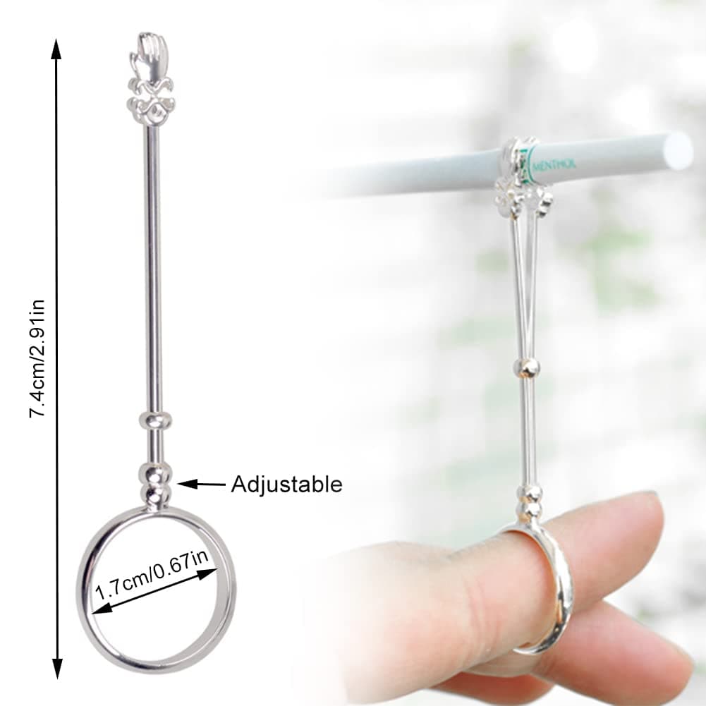 Suport inel deget pentru țigară pentru bărbați și femei – 75 mm