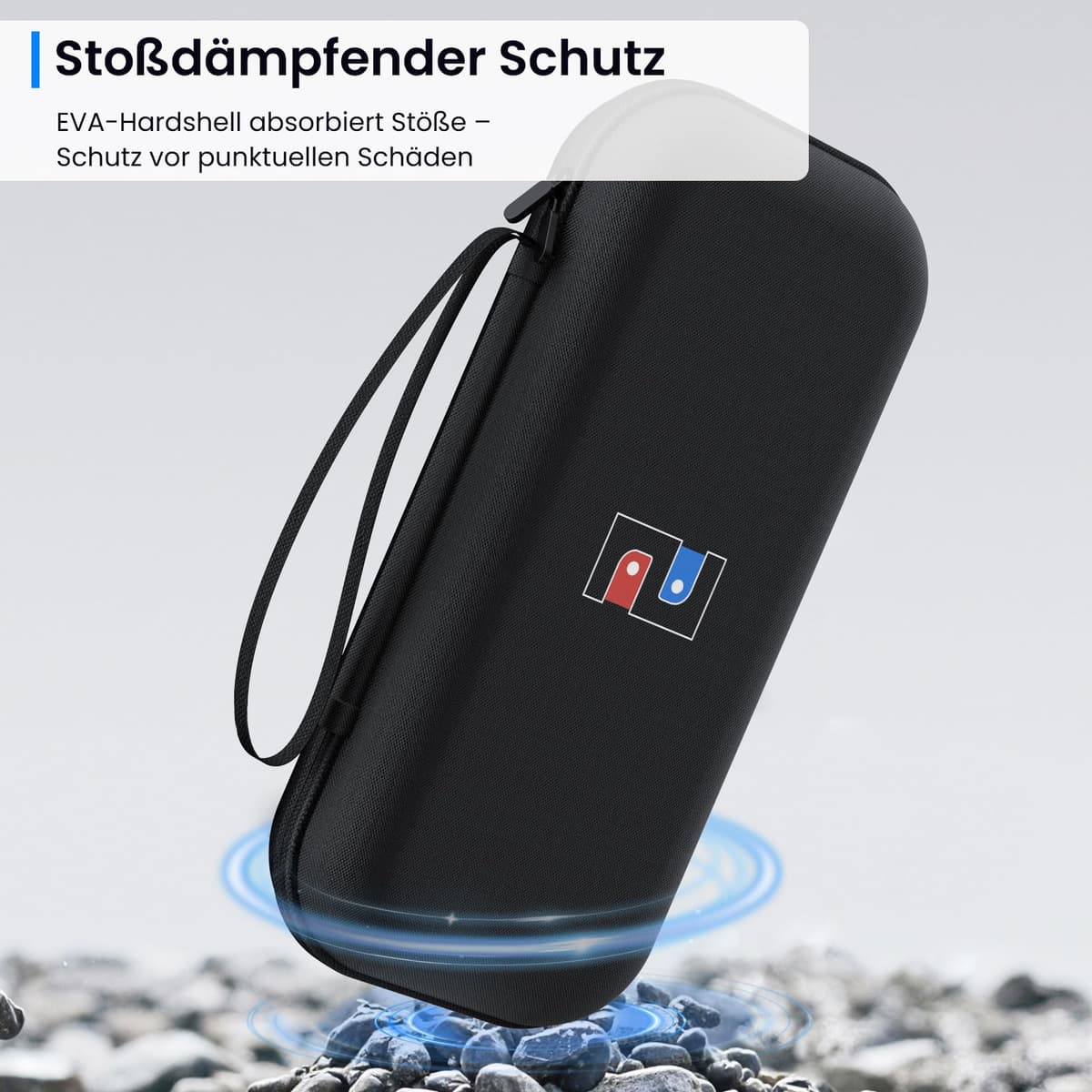 MEKO Husă transport Nintendo Switch protecție rigidă – Neagră