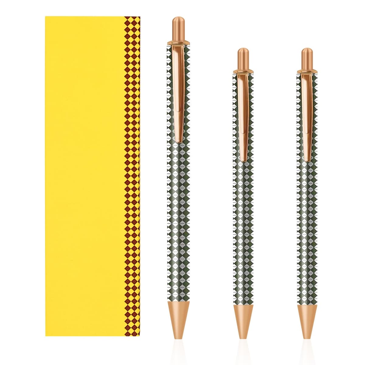 Pixuri Neutre 0.5mm Vârf Fin Uscare Rapidă – Verde (3 Bucăți)