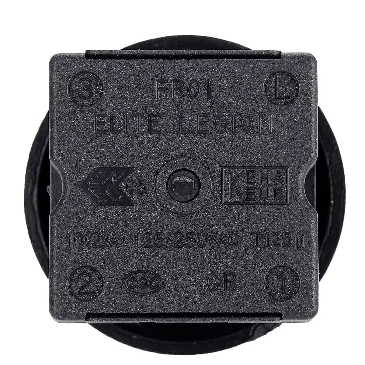 Greluma Întrerupător rotativ heavy duty 4 poziții 3 viteze 13A-125V/10A-250V selector ventilator încălzitor cu buton