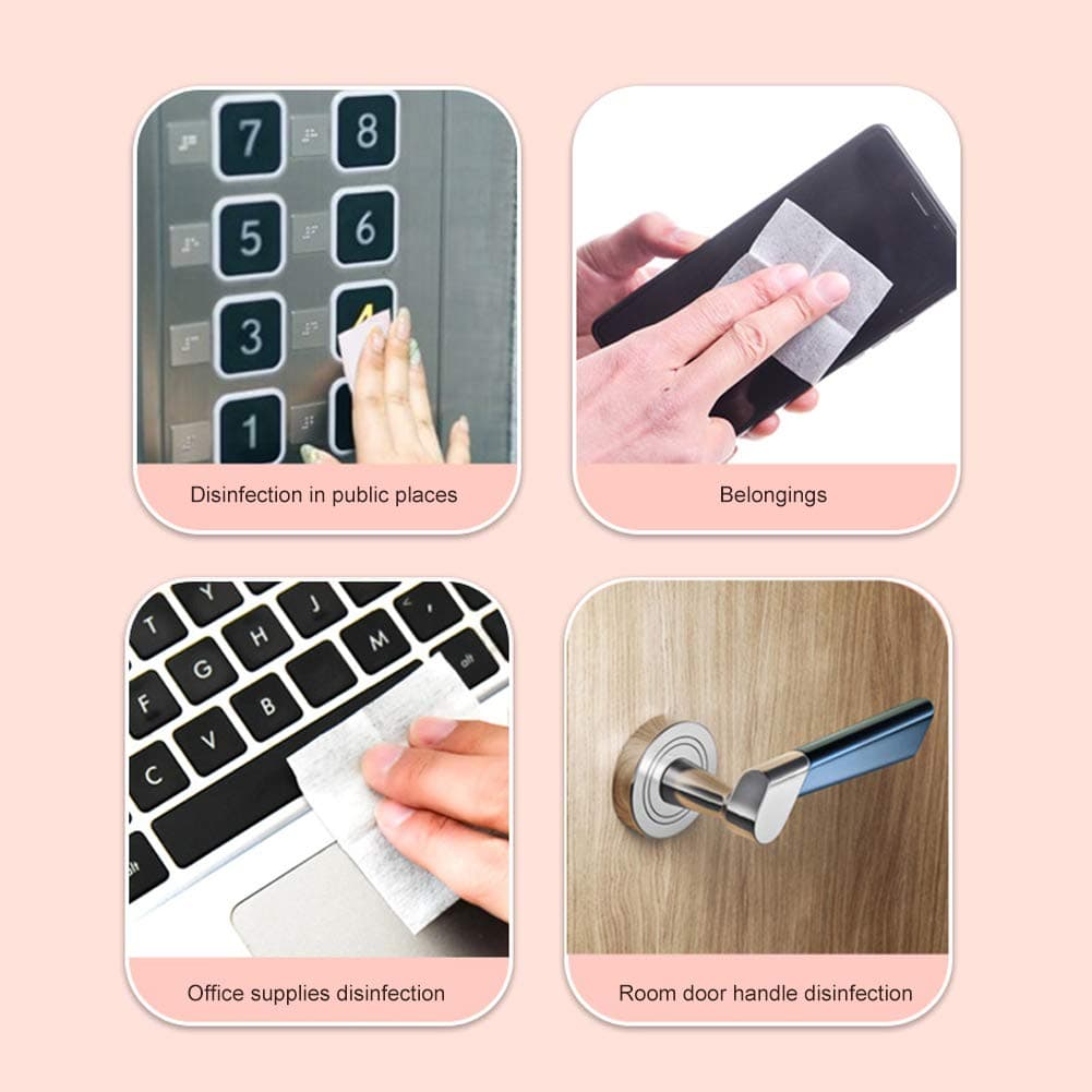 100 buc discuri cu alcool 75% șervețele umede cu alcool – alb